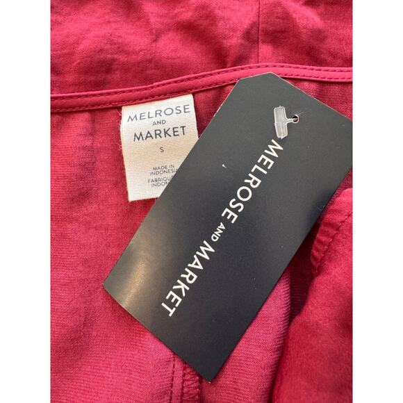 New MELROSE AND MARKET Women's Cinched Front Top Size S - Picture 4 of 5